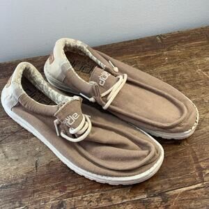 Hey Dude Tan Loafers & Slip-Ons